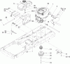 Toro 74301 (Z380) - TimeCutter Z380 Riding Mower, 2005 (250000001-250999999) Ersatzteile ENGINE ASSEMBLY