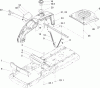 Toro 74301 (Z380) - TimeCutter Z380 Riding Mower, 2005 (250000001-250999999) Ersatzteile STYLING ASSEMBLY