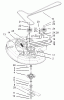Toro 74325 (16-42Z) - 16-42Z TimeCutter Z Riding Mower, 2003 (230000001-230999999) Ersatzteile 42IN DECK SPINDLE AND BELT DRIVE ASSEMBLY