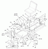 Toro 74325 (16-42Z) - 16-42Z TimeCutter Z Riding Mower, 2003 (230000001-230999999) Ersatzteile FRAME ASSEMBLY