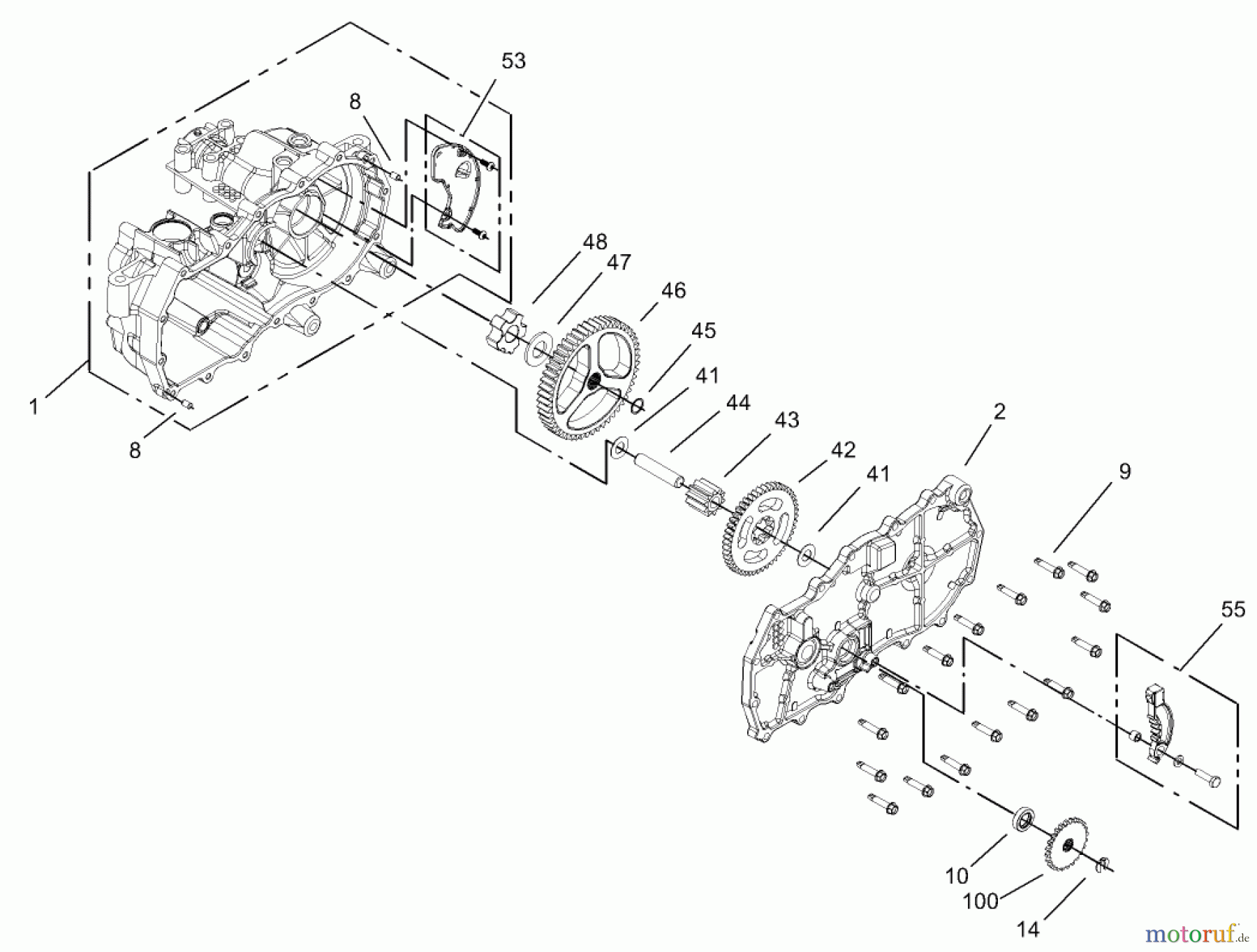 Toro Neu Mowers, Zero-Turn 74325 (16-42Z) - Toro 16-42Z TimeCutter Z Riding Mower, 2003 (230000001-230999999) HOUSING ASSEMBLY LH HYDROSTAT NO. 105-3492