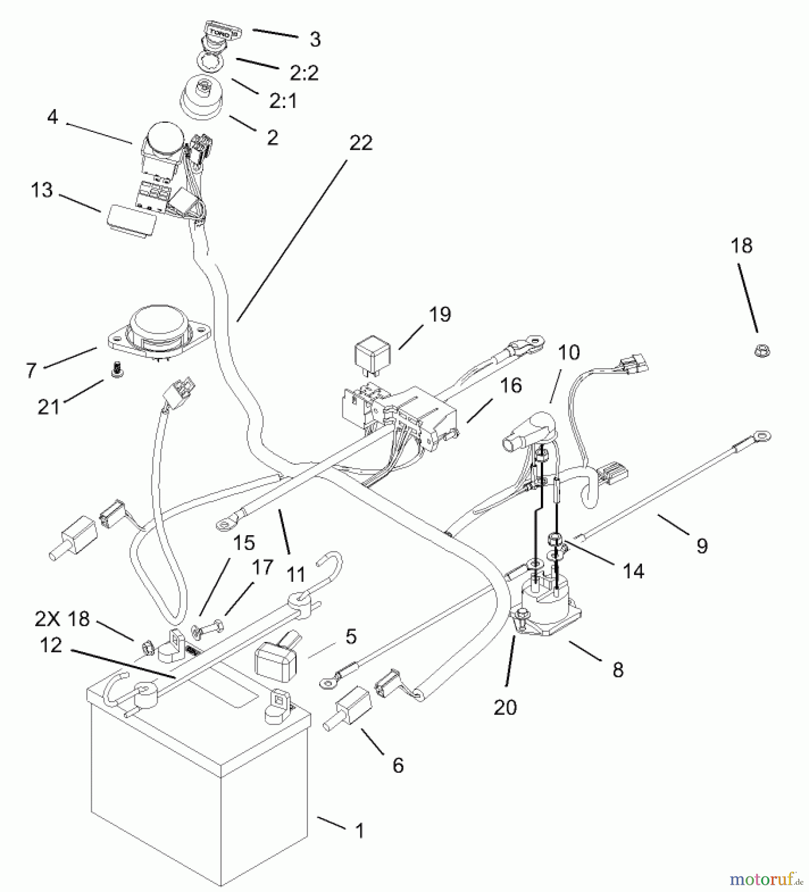 Toro Neu Mowers, Zero-Turn 74330 (16-42Z) - Toro 16-42Z TimeCutter Z Riding Mower, 2003 (230000001-230999999) ELECTRICAL ASSEMBLY