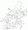 Toro 74330 (16-42Z) - 16-42Z TimeCutter Z Riding Mower, 2003 (230000001-230999999) Ersatzteile FRAME ASSEMBLY