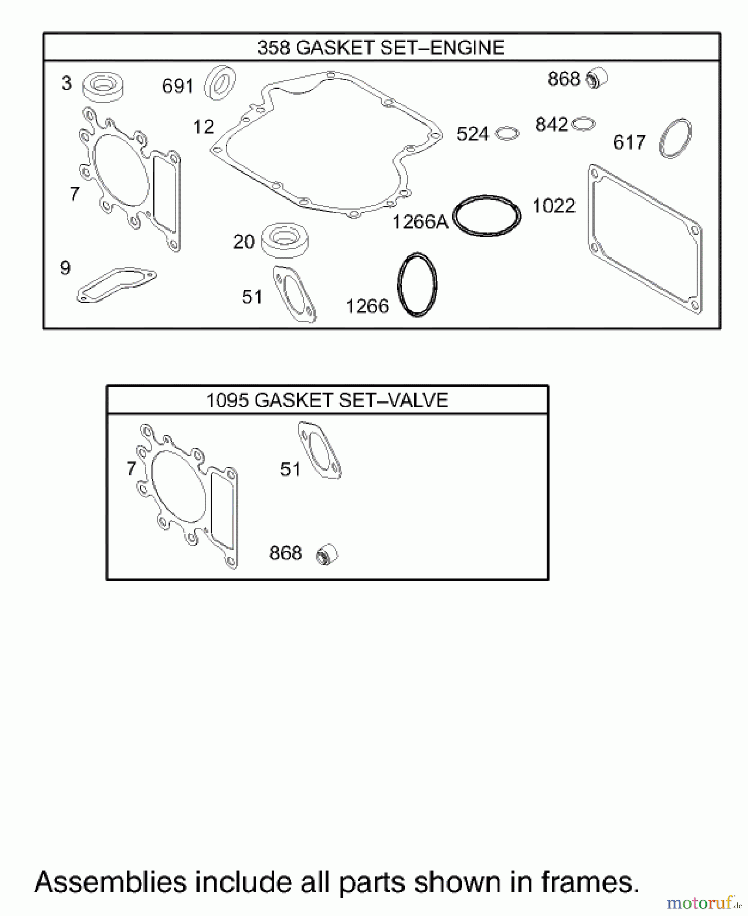 Toro Neu Mowers, Zero-Turn 74330 (16-42Z) - Toro 16-42Z TimeCutter Z Riding Mower, 2003 (230000001-230999999) GASKET ASSEMBLY ENGINE BRIGGS AND STRATTON 286H77-0165-E1
