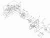 Toro 74330 (16-42Z) - 16-42Z TimeCutter Z Riding Mower, 2003 (230000001-230999999) Ersatzteile HOUSING ASSEMBLY LH HYDROSTAT NO. 105-3492