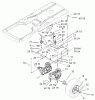 Toro 74330 (16-42Z) - 16-42Z TimeCutter Z Riding Mower, 2003 (230000001-230999999) Ersatzteile HYDRO AND BELT DRIVE ASSEMBLY