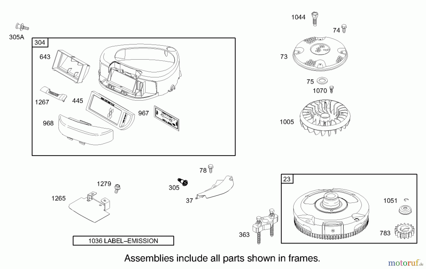 Toro Neu Mowers, Zero-Turn 74350 (17-42Z) - Toro 17-42Z TimeCutter Z Riding Mower, 2003 (230000001-230999999) BLOWER HOUSING ASSEMBLY BRIGGS AND STRATTON 31F777-0162-E1