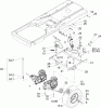 Toro 74350 (17-42Z) - 17-42Z TimeCutter Z Riding Mower, 2004 (240000179-240999999) Ersatzteile HYDRO AND BELT DRIVE ASSEMBLY