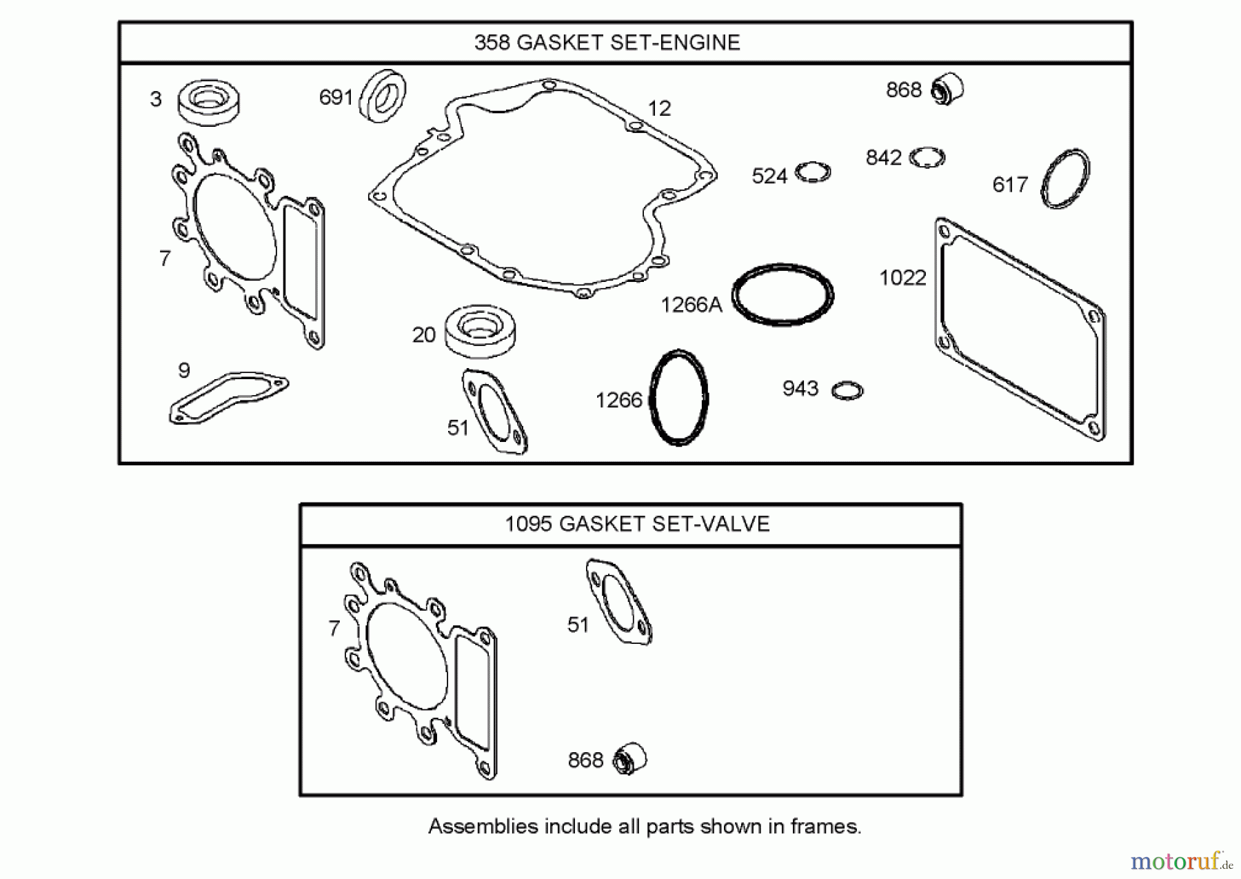 Toro Neu Mowers, Zero-Turn 74351 (18-44Z) - Toro 18-44Z TimeCutter Z Riding Mower, 2004 (240000001-240999999) GASKET ASSEMBLY BRIGGS AND STRATTON MODEL 31H777-0168-E1