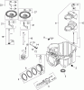 Toro 74360 (Z4200) - TimeCutter Z4200 Riding Mower, 2007 (270000001-270999999) Ersatzteile CRANKSCASE ASSEMBLY KOHLER SV590-0019