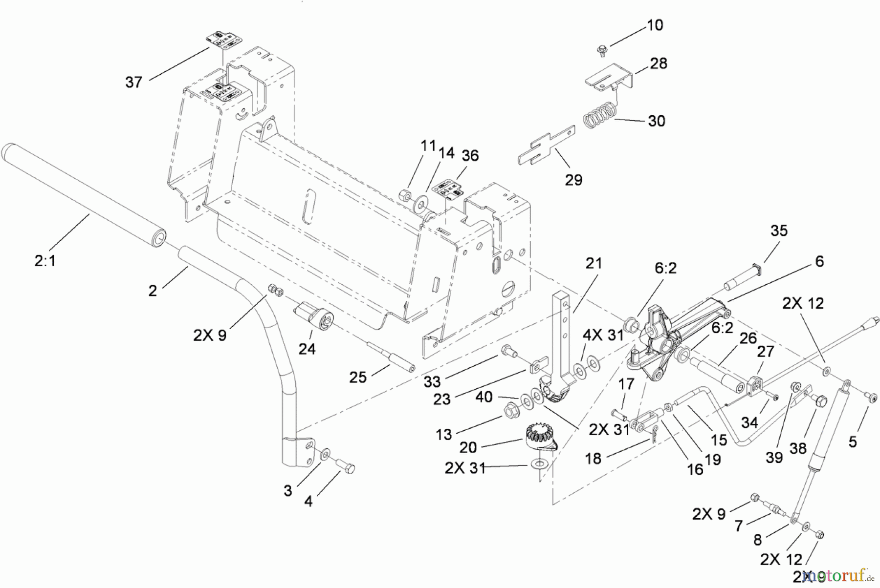 Toro Neu Mowers, Zero-Turn 74360 (Z4200) - Toro TimeCutter Z4200 Riding Mower, 2009 (290000001-290001198) CONTROL ASSEMBLY