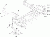 Toro 74373 (Z5030) - TimeCutter Z5030 Riding Mower, 2009 (290000001-290004012) Ersatzteile FRAME ASSEMBLY