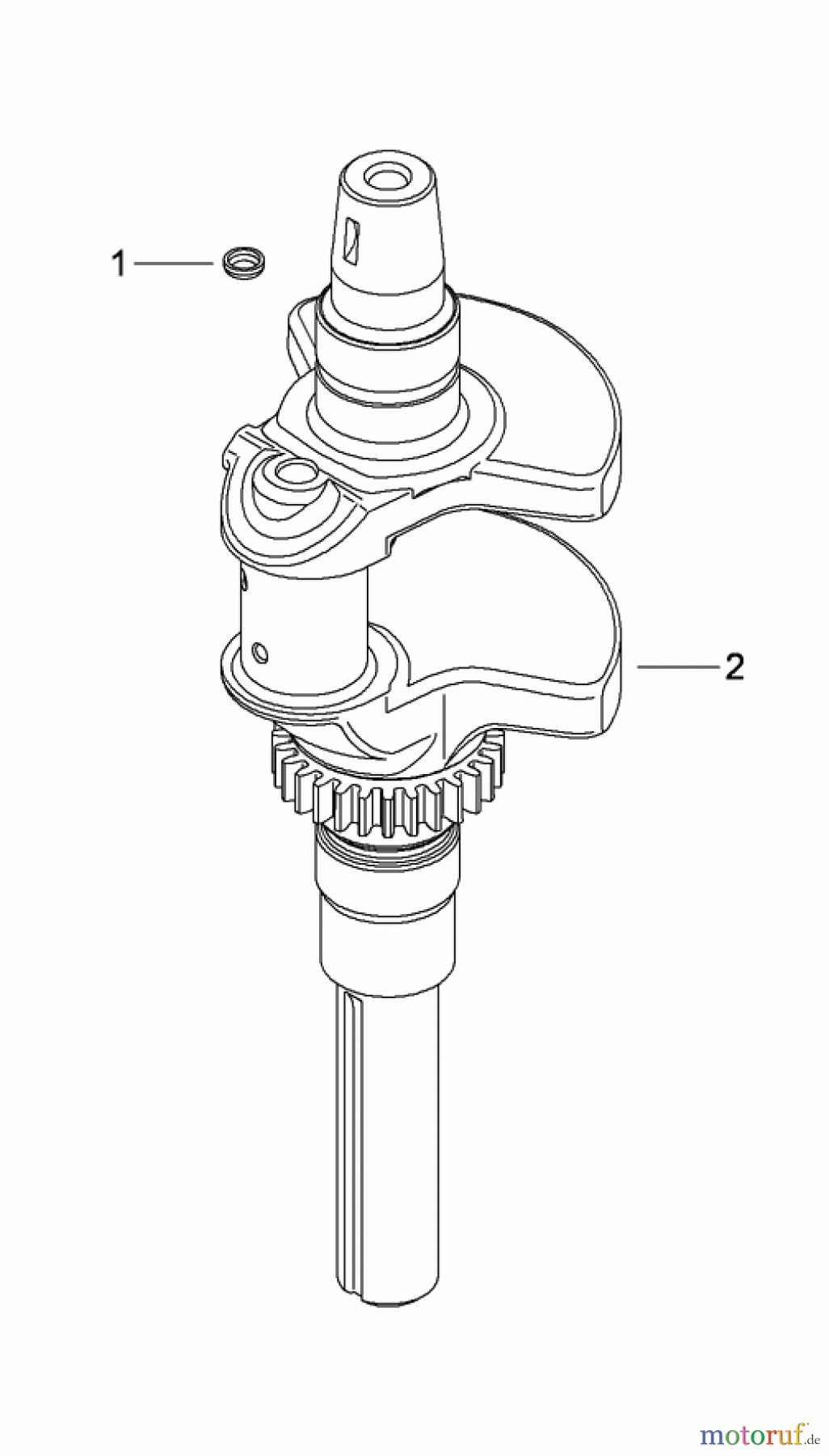  Toro Neu Mowers, Zero-Turn 74373 (Z5030) - Toro TimeCutter Z5030 Riding Mower, 2009 (290004013-290999999) CRANKSHAFT ASSEMBLY KOHLER SV720-0039