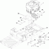 Toro 74375 (Z5060) - TimeCutter Z5060 Riding Mower, 2008 (280000001-280999999) Ersatzteile ENGINE AND CLUTCH ASSEMBLY