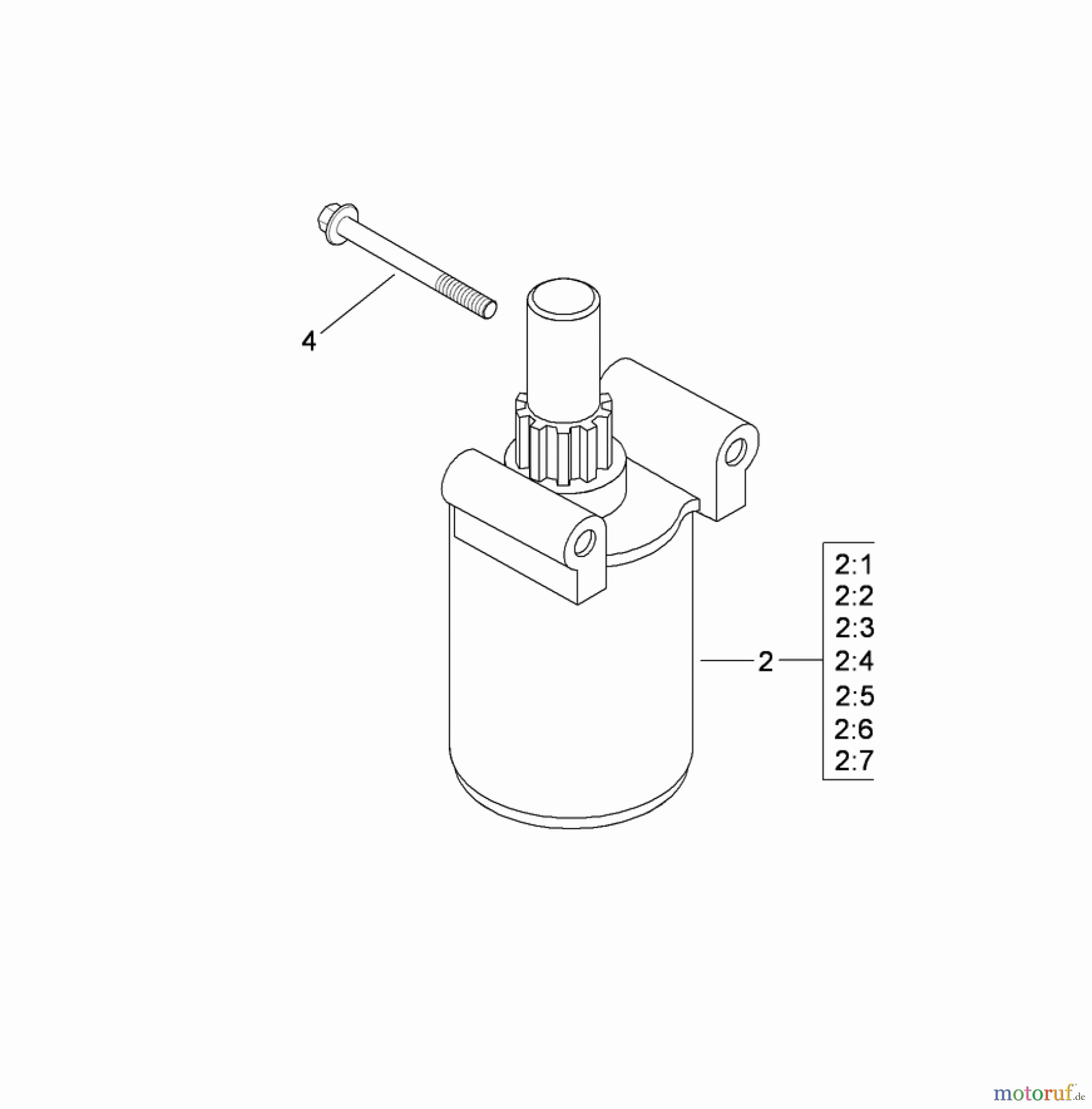 Toro Neu Mowers, Zero-Turn 74375 (Z5060) - Toro TimeCutter Z5060 Riding Mower, 2009 (290000200-290999999) STARTER ASSEMBLY KOHLER SV730-0029
