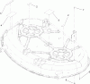 Toro 74380 (Z4200) - TimeCutter Z4200 Riding Mower, 2007 (270000001-270999999) Ersatzteile 42 INCH DECK ASSEMBLY NO. 110-6831