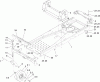 Toro 74380 (Z4200) - TimeCutter Z4200 Riding Mower, 2007 (270000001-270999999) Ersatzteile FRAME ASSEMBLY