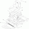 Toro 74380 (Z4200) - TimeCutter Z4200 Riding Mower, 2007 (270000001-270999999) Ersatzteile SEAT ASSEMBLY