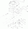 Toro 74380 (Z4200) - TimeCutter Z4200 Riding Mower, 2010 (310000001-310999999) Ersatzteile ENGINE AND CLUTCH ASSEMBLY