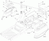 Toro 74380 (Z4200) - TimeCutter Z4200 Riding Mower, 2010 (310000001-310999999) Ersatzteile FUEL DELIVERY AND BODY STYLING ASSEMBLY