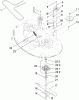 Toro 74381 (Z4202) - TimeCutter Z4202 Riding Mower, 2009 (290000001-290000210) Ersatzteile 42 INCH DECK SPINDLE AND BELT DRIVE ASSEMBLY