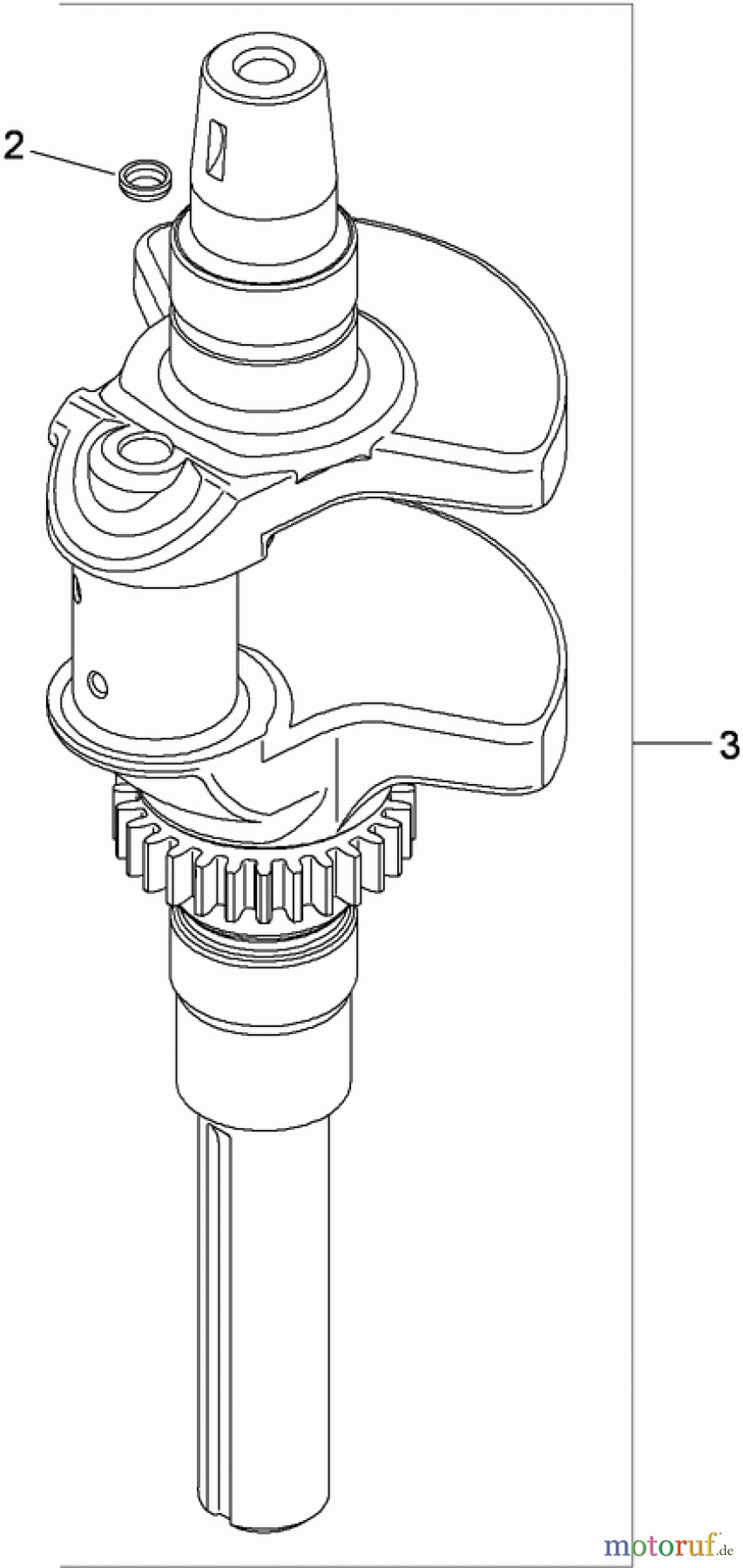 Toro Neu Mowers, Zero-Turn 74381 (Z4202) - Toro TimeCutter Z4202 Riding Mower, 2009 (290000001-290000210) CRANKSHAFT ASSEMBLY KOHLER SV710-0031