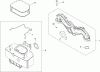 Toro 74381 (Z4202) - TimeCutter Z4202 Riding Mower, 2009 (290000211-290999999) Ersatzteile AIR INTAKE AND FILTRATION ASSEMBLY KOHLER SV710-0031