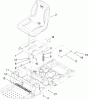 Toro 74381 (Z4202) - TimeCutter Z4202 Riding Mower, 2009 (290000211-290999999) Ersatzteile SEAT ASSEMBLY