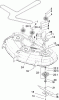 Toro 74391 (Z5000) - TimeCutter Z5000 Riding Mower, 2008 (280000001-280999999) Ersatzteile 50 INCH DECK SPINDLE AND BELT DRIVE ASSEMBLY