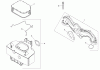 Toro 74399 (Z5020) - TimeCutter Z5020 Riding Mower, 2008 (280000001-280999999) Ersatzteile AIR INTAKE AND FILTRATION ASSEMBLY KOHLER SV720-0032