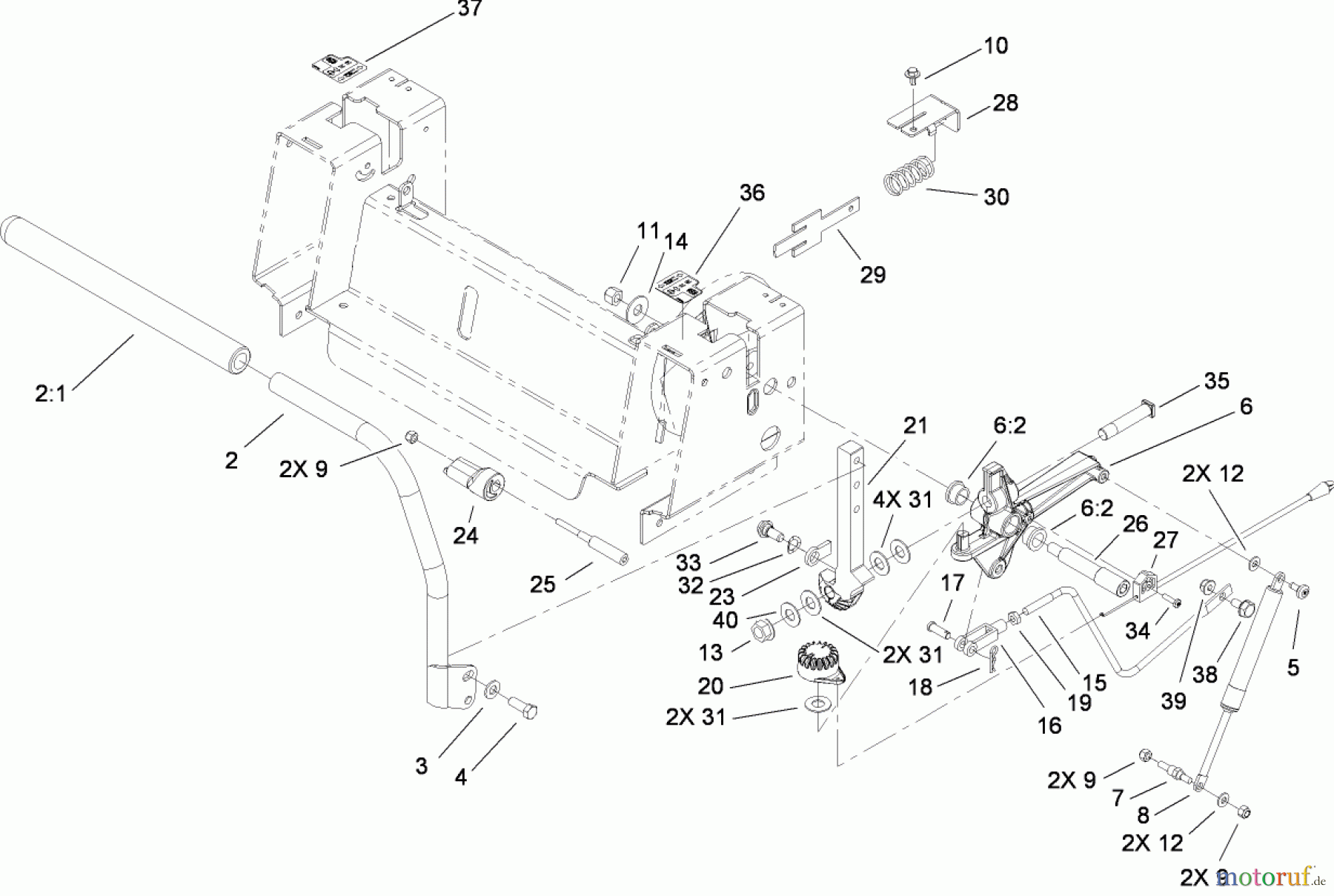 Toro Neu Mowers, Zero-Turn 74399 (Z5020) - Toro TimeCutter Z5020 Riding Mower, 2008 (280000001-280999999) CONTROL ASSEMBLY
