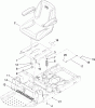 Toro 74399 (Z5020) - TimeCutter Z5020 Riding Mower, 2009 (290000440-290999999) Ersatzteile SEAT ASSEMBLY
