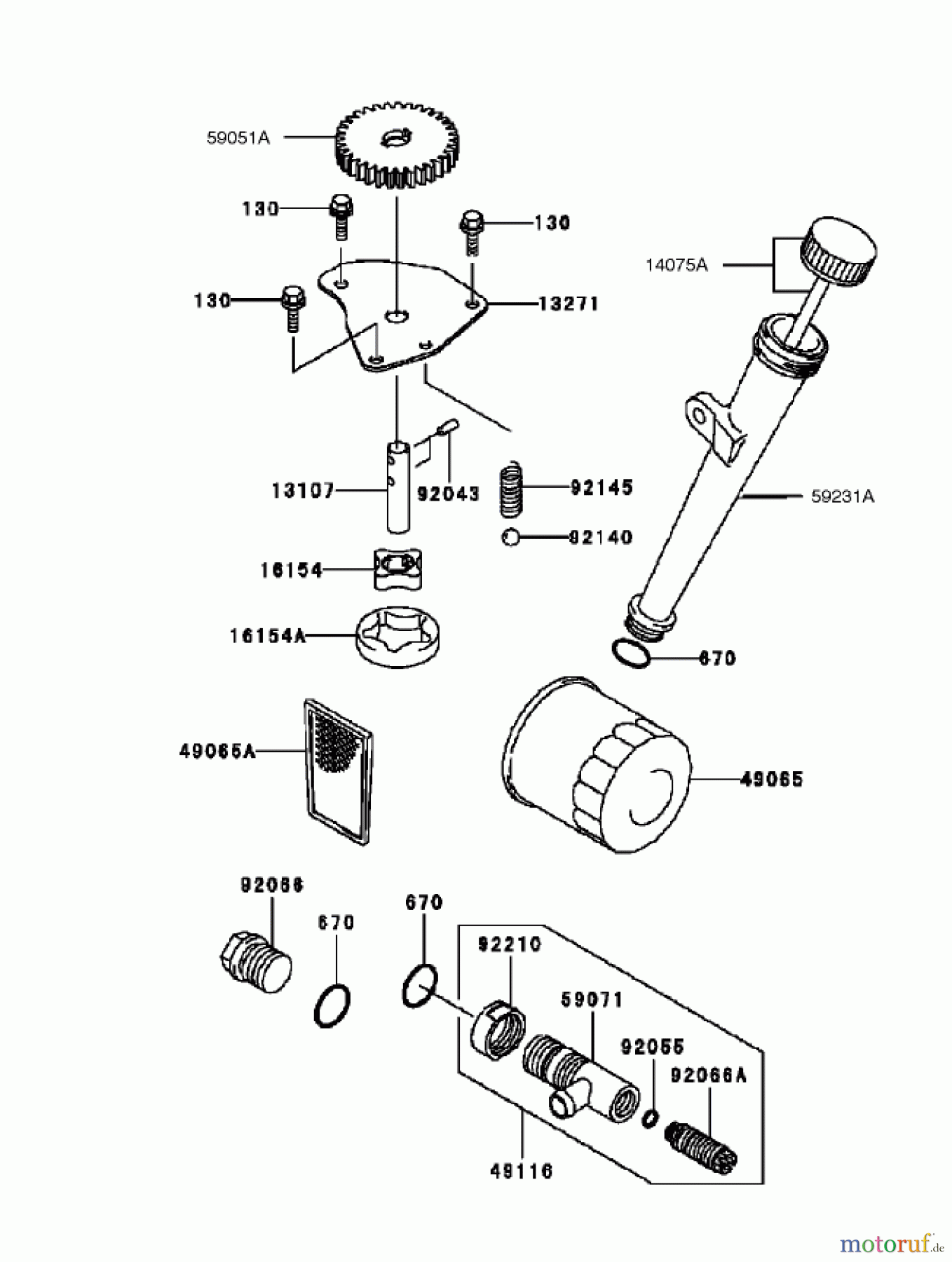  Toro Neu Mowers, Zero-Turn 74401 (17-44ZX) - Toro 17-44ZX TimeCutter ZX Riding Mower, 2004 (240000001-240999999) LUBRICATION EQUIPMENT ASSEMBLY KAWASAKI FH500V-BS36