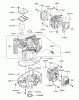 Toro 74401 (Z17-44) - Z17-44 TimeCutter Z Riding Mower, 2002 (220000001-220999999) Ersatzteile CYLINDER / CRANKCASE ASSEMBLY KAWASAKI FH500V-AS36