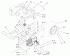 Toro 74401 (Z17-44) - Z17-44 TimeCutter Z Riding Mower, 2002 (220000001-220999999) Ersatzteile HYDRO AND BELT DRIVE ASSEMBLY