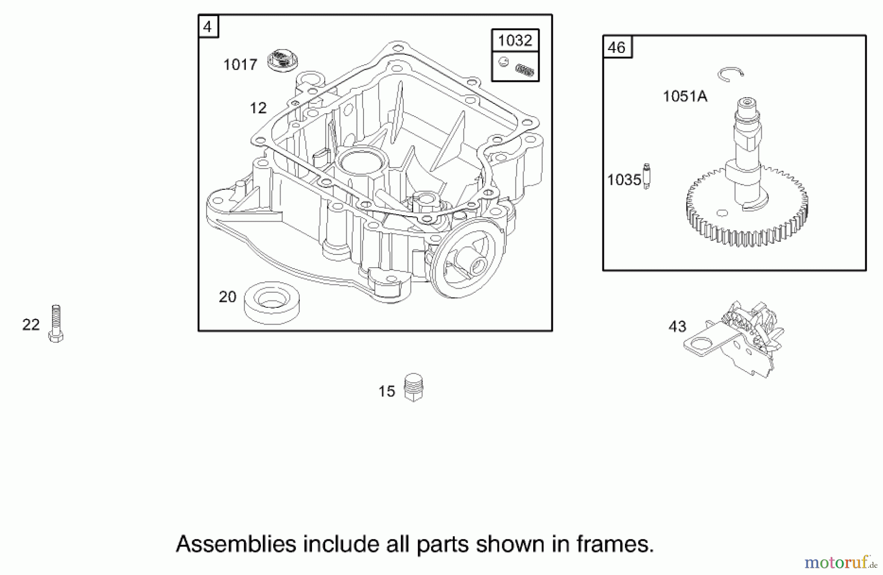 Toro Neu Mowers, Zero-Turn 74403 (16-42Z) - Toro 16-42Z TimeCutter Z Riding Mower, 2003 (230000001-230999999) CRANKCASE ASSEMBLY BRIGGS AND STRATTON 286H77-0165-E1