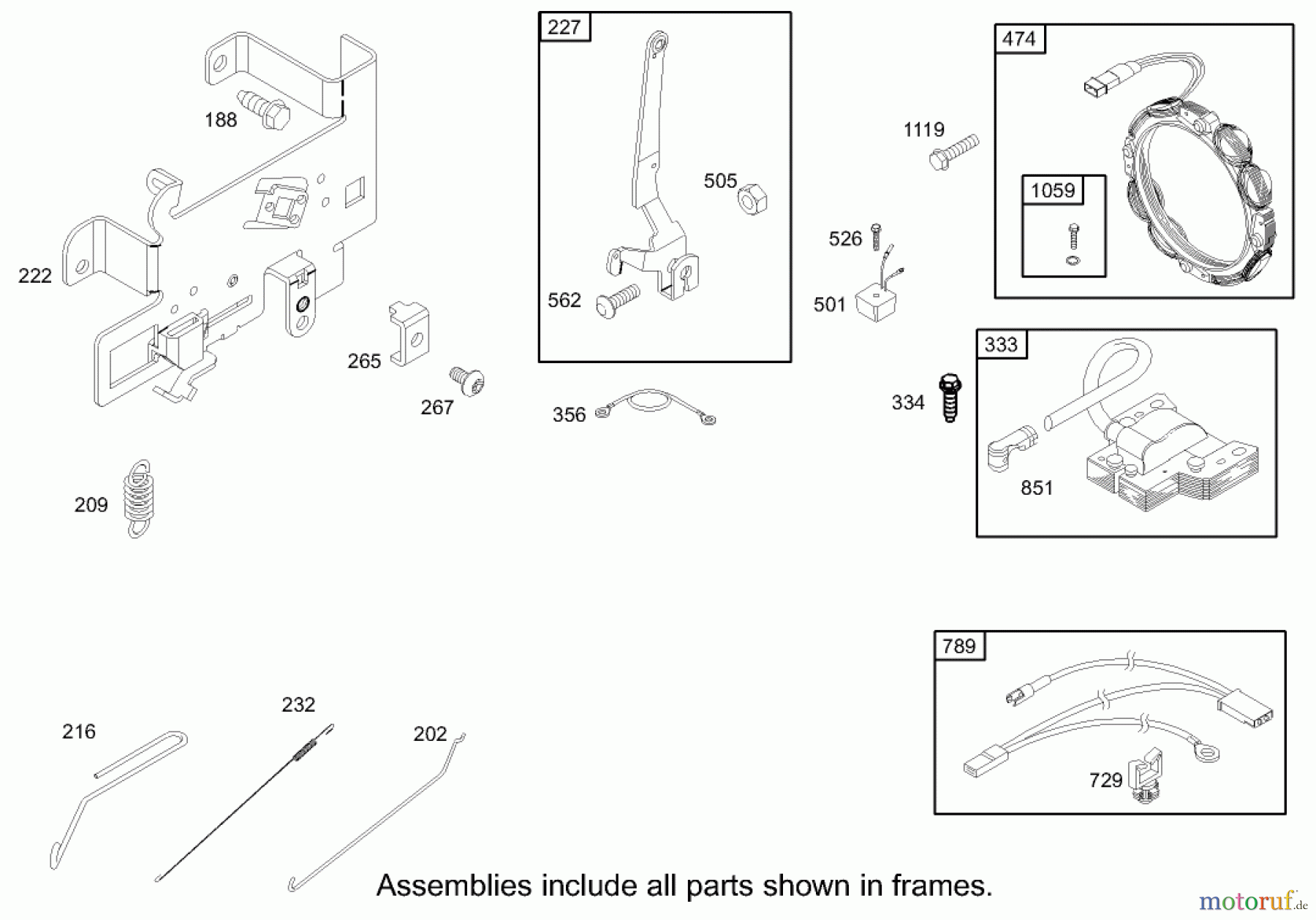 Toro Neu Mowers, Zero-Turn 74403 (16-42Z) - Toro 16-42Z TimeCutter Z Riding Mower, 2003 (230000001-230999999) GOVERNOR ASSEMBLY BRIGGS AND STRATTON 286H77-0165-E1