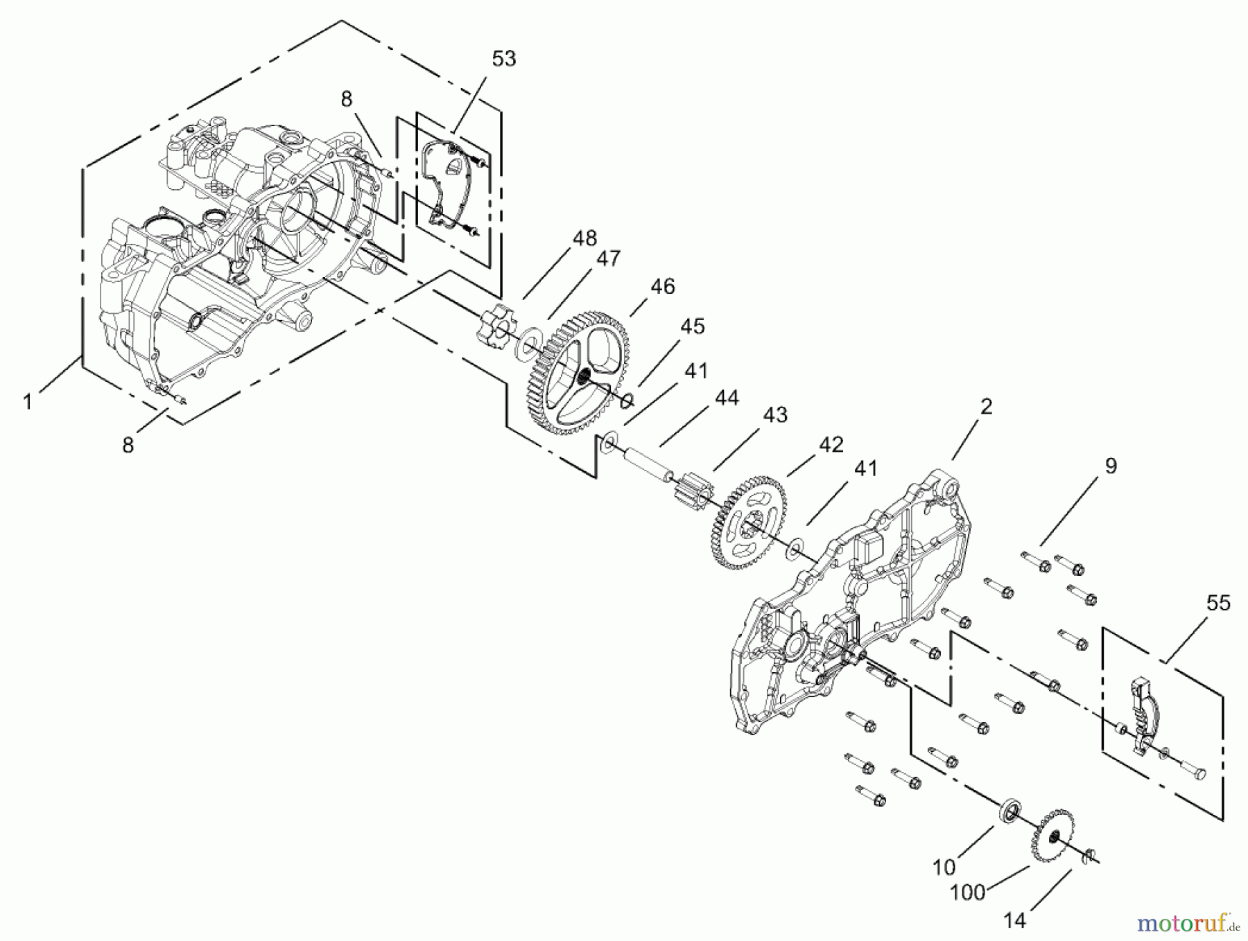 Toro Neu Mowers, Zero-Turn 74403 (16-42Z) - Toro 16-42Z TimeCutter Z Riding Mower, 2003 (230000001-230999999) HOUSING ASSEMBLY LH HYDROSTAT NO. 105-3492