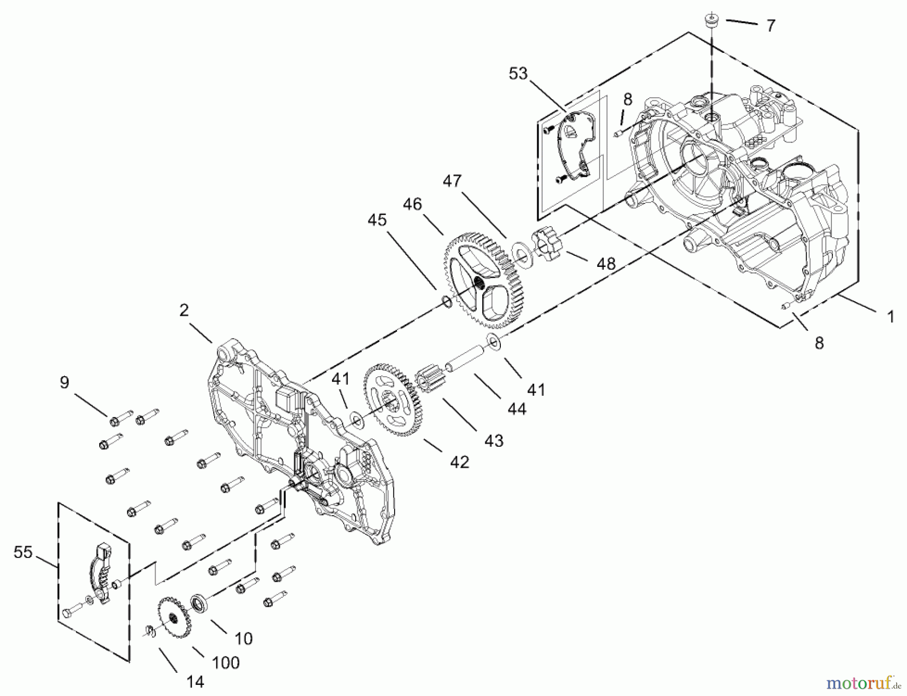 Toro Neu Mowers, Zero-Turn 74403 (16-42Z) - Toro 16-42Z TimeCutter Z Riding Mower, 2003 (230000001-230999999) HOUSING ASSEMBLY RH HYDROSTAT NO. 105-3491