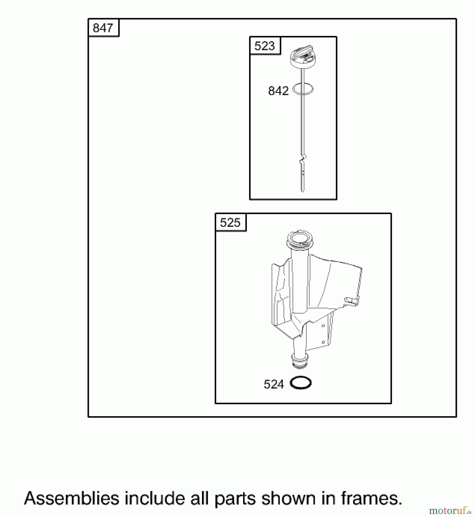 Toro Neu Mowers, Zero-Turn 74403 (16-42Z) - Toro 16-42Z TimeCutter Z Riding Mower, 2003 (230000001-230999999) OIL FILTER, TUBE AND PUMP ASSEMBLY BRIGGS AND STRATTON 286H77-0165-E1