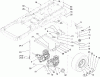 Toro 74403 (Z420) - TimeCutter Z420 Riding Mower, 2005 (250000001-250999999) Ersatzteile HYDRO AND BELT DRIVE ASSEMBLY