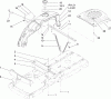 Toro 74403 (Z420) - TimeCutter Z420 Riding Mower, 2005 (250000001-250999999) Ersatzteile STYLING ASSEMBLY