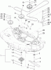 Toro 74406 (ZX440) - TimeCutter ZX440 Riding Mower, 2005 (250000001-250999999) Ersatzteile 44IN DECK BELT DRIVE ASSEMBLY