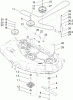 Toro 74406 (ZX440) - TimeCutter ZX440 Riding Mower, 2008 (280000001-280999999) Ersatzteile 44IN DECK BELT DRIVE ASSEMBLY