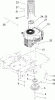 Toro 74407 (ZX525) - TimeCutter ZX525 Riding Mower, 2005 (250000001-250999999) Ersatzteile ENGINE AND CLUTCH ASSEMBLY