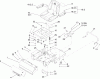 Toro 74407 (ZX525) - TimeCutter ZX525 Riding Mower, 2005 (250000001-250999999) Ersatzteile SEAT AND REAR FRAME ASSEMBLY