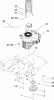 Toro 74407 (ZX525) - TimeCutter ZX525 Riding Mower, 2007 (270000001-270999999) Ersatzteile ENGINE AND CLUTCH ASSEMBLY