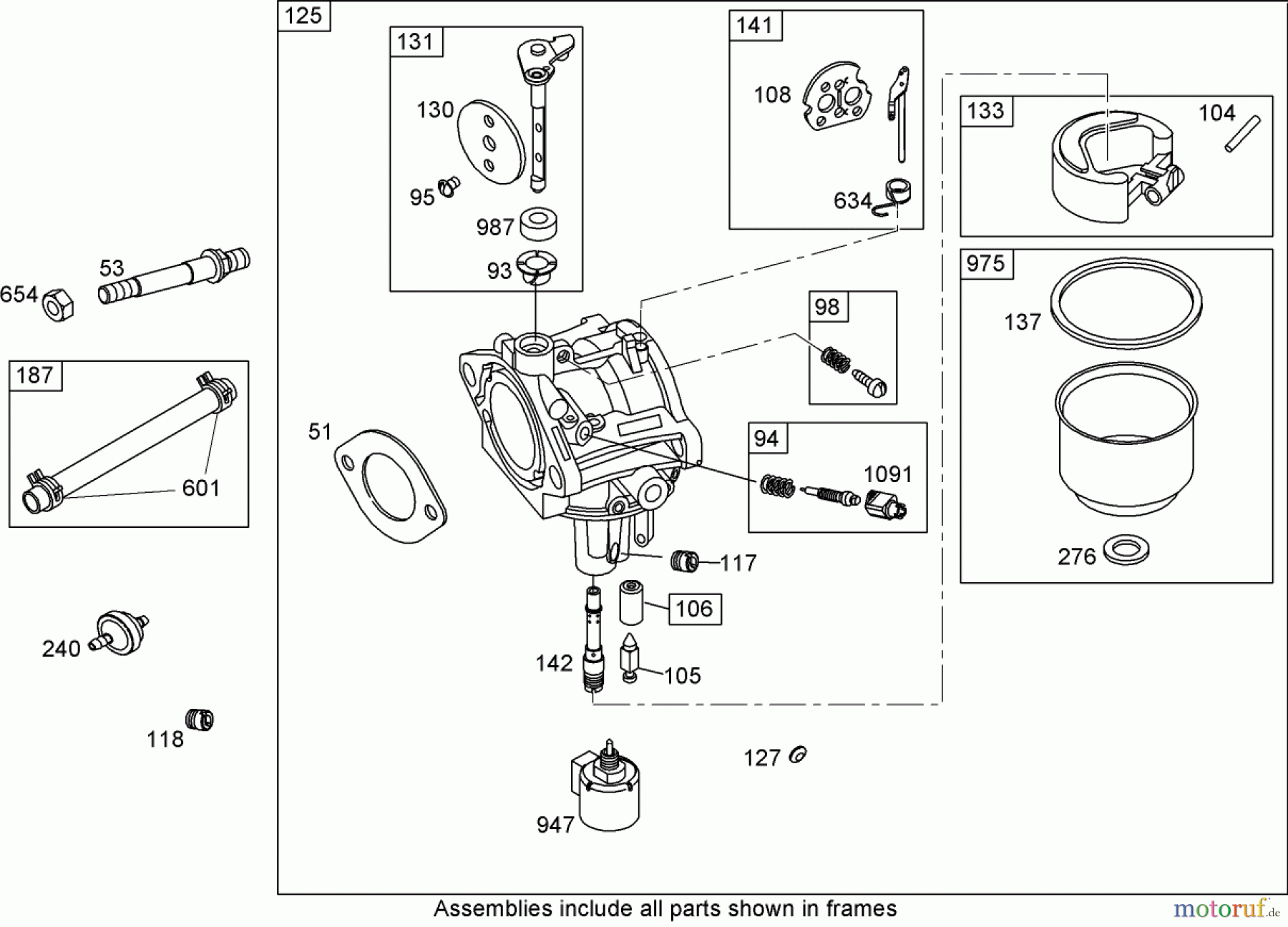 Toro Neu Mowers, Zero-Turn 74419 (Z380) - Toro TimeCutter Z380 Riding Mower, 2007 (270000001-270999999) CARBURETOR ASSEMBLY (KEIHIN) BRIGGS AND STRATTON 31A707-0116-E1