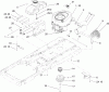 Toro 74419 (Z380) - TimeCutter Z380 Riding Mower, 2007 (270000001-270999999) Ersatzteile ENGINE ASSEMBLY