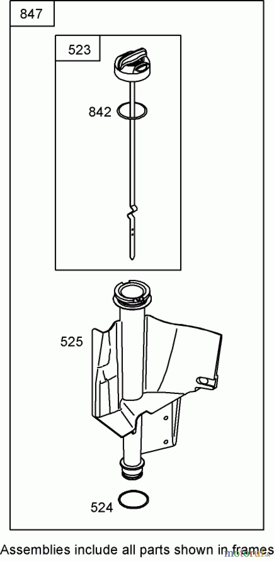 Toro Neu Mowers, Zero-Turn 74419 (Z380) - Toro TimeCutter Z380 Riding Mower, 2007 (270000001-270999999) OIL FILTER, TUBE AND PUMP ASSEMBLY BRIGGS AND STRATTON 31A707-0116-E1